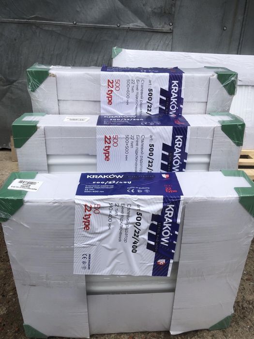 Радіатор сталевий Krakow 22 тип 500/1000.(Польша).Є всі розміри