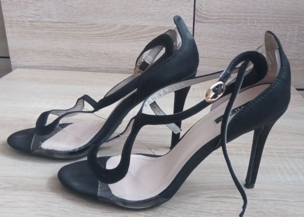 Buty damskie sandały wysoki obcas szpilka rozmiar 41