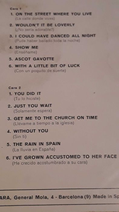 All Stars - My Fair Lady - LP - portes incluídos