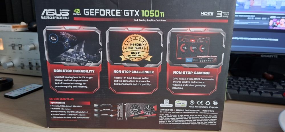 Asus GeForce GTX 1050 Ti Expedition 4GB GDDR5 (Nvidia, RTX, Gaming, 3060, 4060)