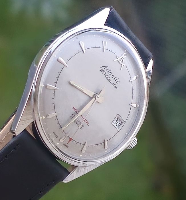 Zegarek Atlantic Worldmaster cyrkiel z pudełkiem