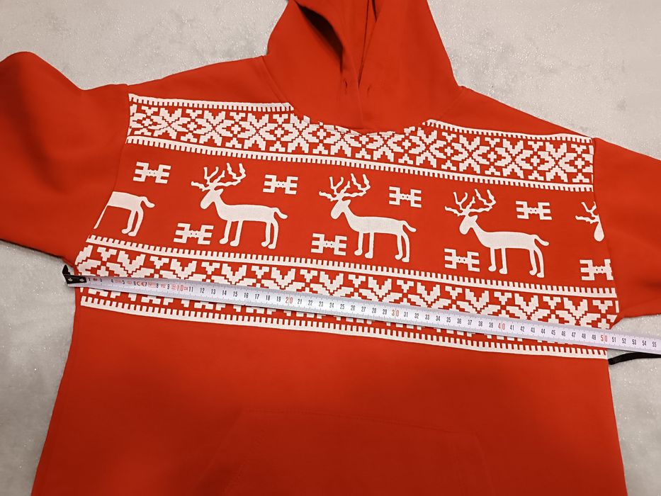 Ciepła, zimowa, świąteczna bluza damska