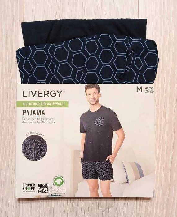 Летний комплект мужская пижама домашний костюм Livergy Германия
