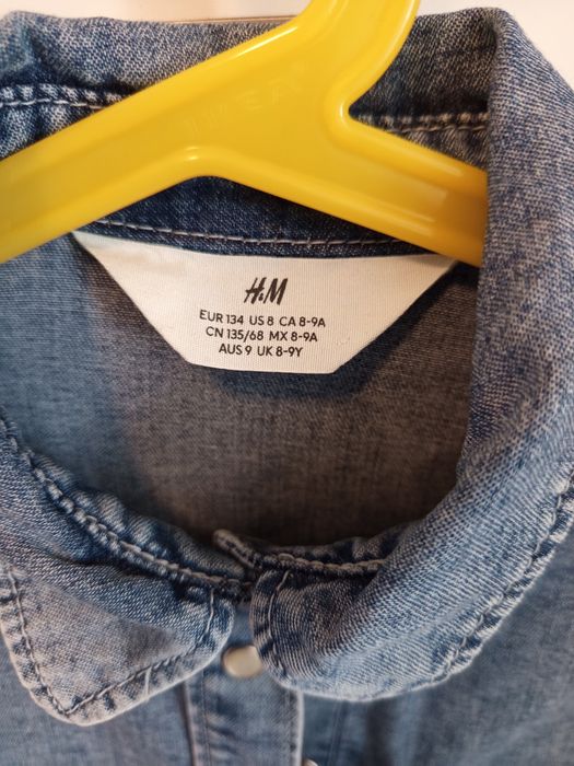 Sukienka szmizjerka marki H&M r. 134
