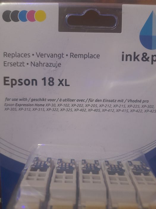 5 x Tusz do drukarki Epson 18XL