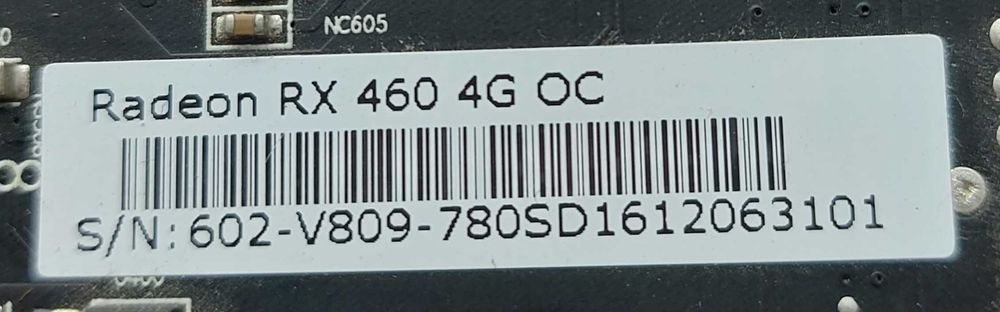 MSI RX460 4G OC