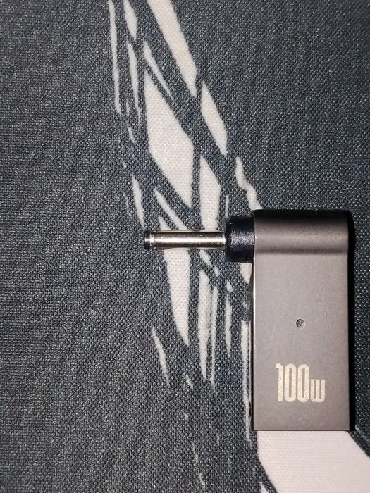 Перехідник USB-C → DC 4.0×1.35 мм 100W