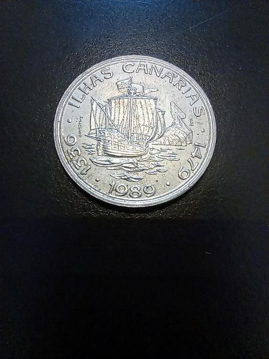 Moeda 100 escudos 1989 Ilhas Canárias