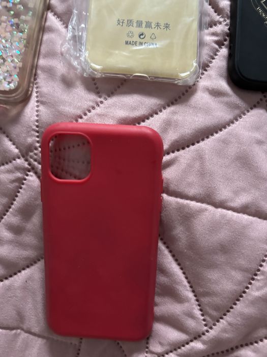 Zestaw etui i nowy kabel do iphone 11