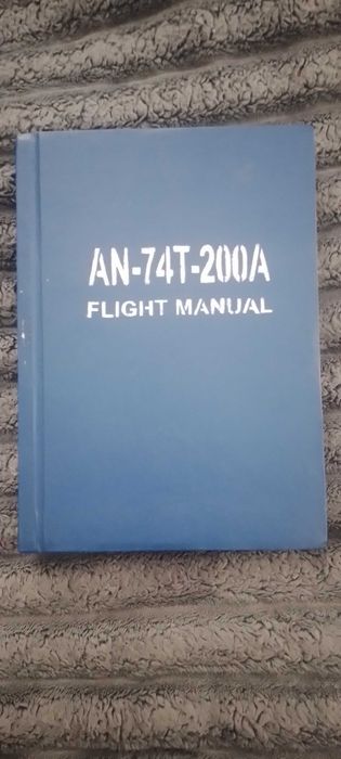 РЛЭ Ан-74Т-200А Flight Manual (Книга 1) с оригинальным штампом ОТК