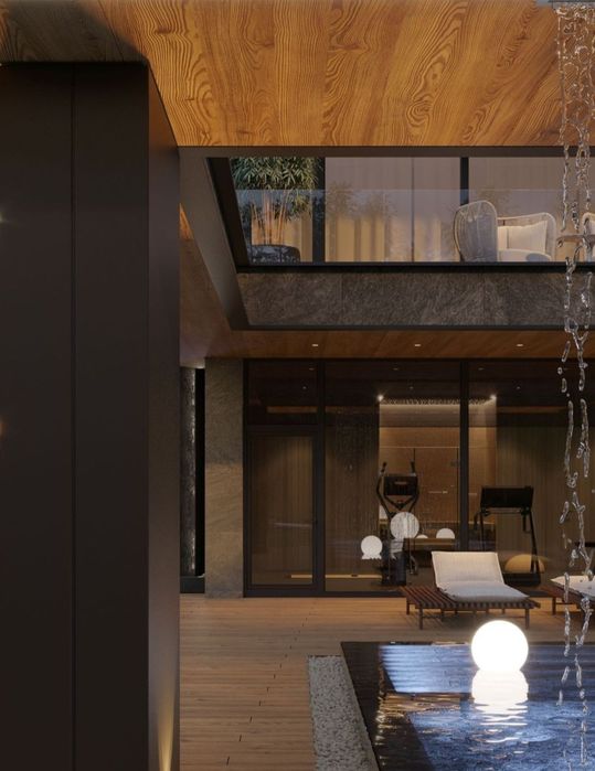 Конча Заспа Козин Дом в стиле хай-тек с выходом на Днепр