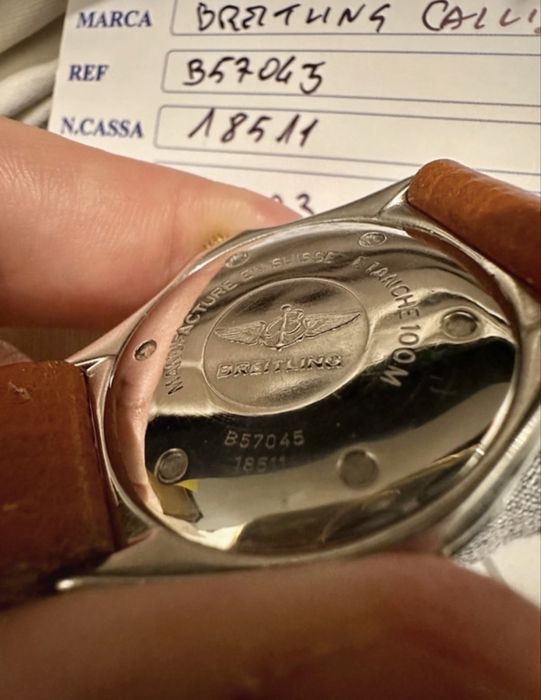 Calutki zestaw, super stan Breitling B57045