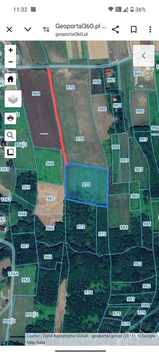 Sprzedam działkę rolną