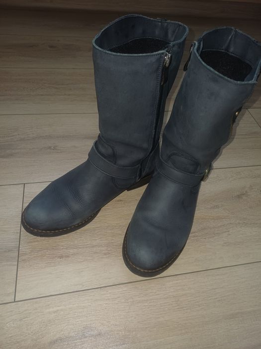 Kozaki skórzane kozaczki