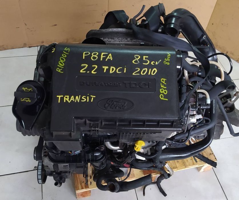 Motor Ford Transit 2.2TDCI 85cv P8FA  caixa 5 velocidades 6C1R 7002 AB