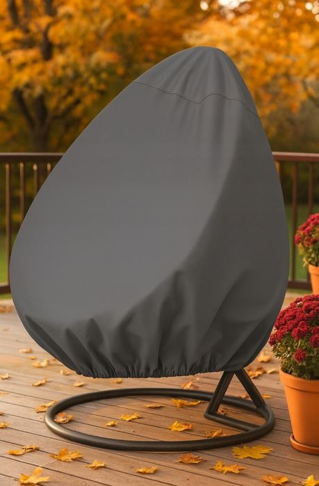 Fotel wiszący czarny ze stojakiem stelażem XXL  + poduszki