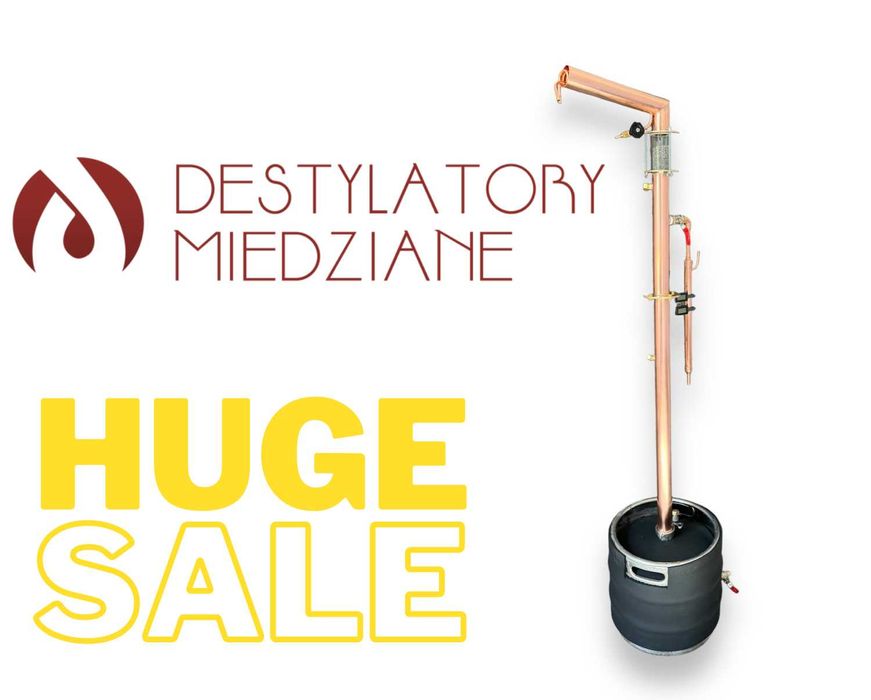 Destylator AAbratek miedziany komplet nowy
