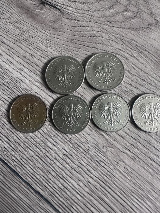 Monety 10 i 20 zlotych 1988-1990
