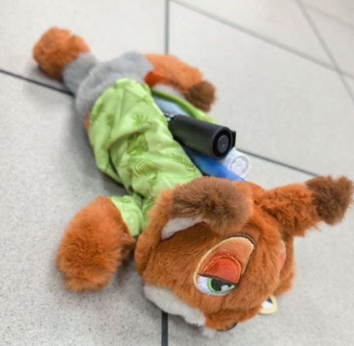 Pluszowy piórnik zootopia lis dla dzieci 30 cm