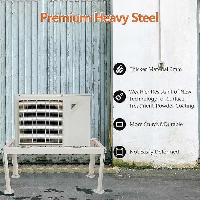 Cherbowing BTU GS 380 stojak pod pompę ciepła podłogowy do 140 kg