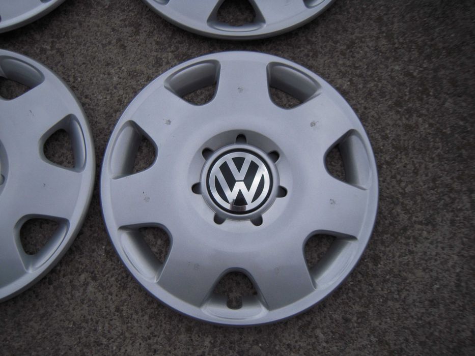 Kołpaki oryginalne VW 14'' 14 cali Polo Fox Golf komplet 4 sztuki NA SPINKI