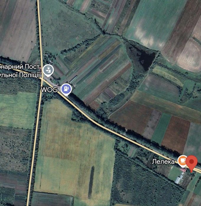 Оренда 0.52 га комерційної землі, траса М06, під АЗС/СТО/склад