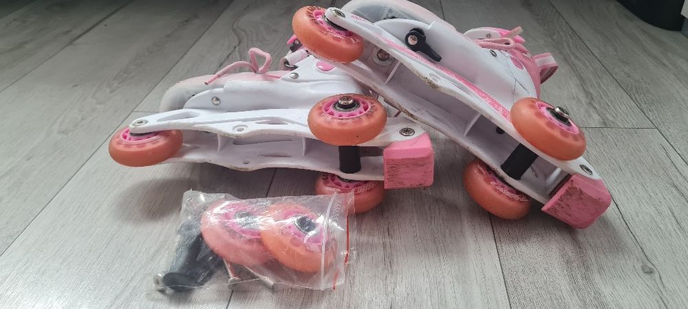 Wrotki / rolki dla dziewczynki roz 26-30  raven