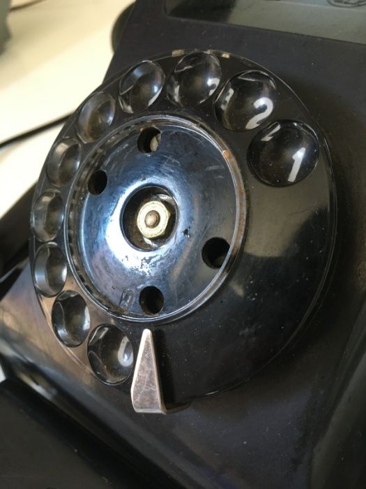 Telefone Antigo Preto
