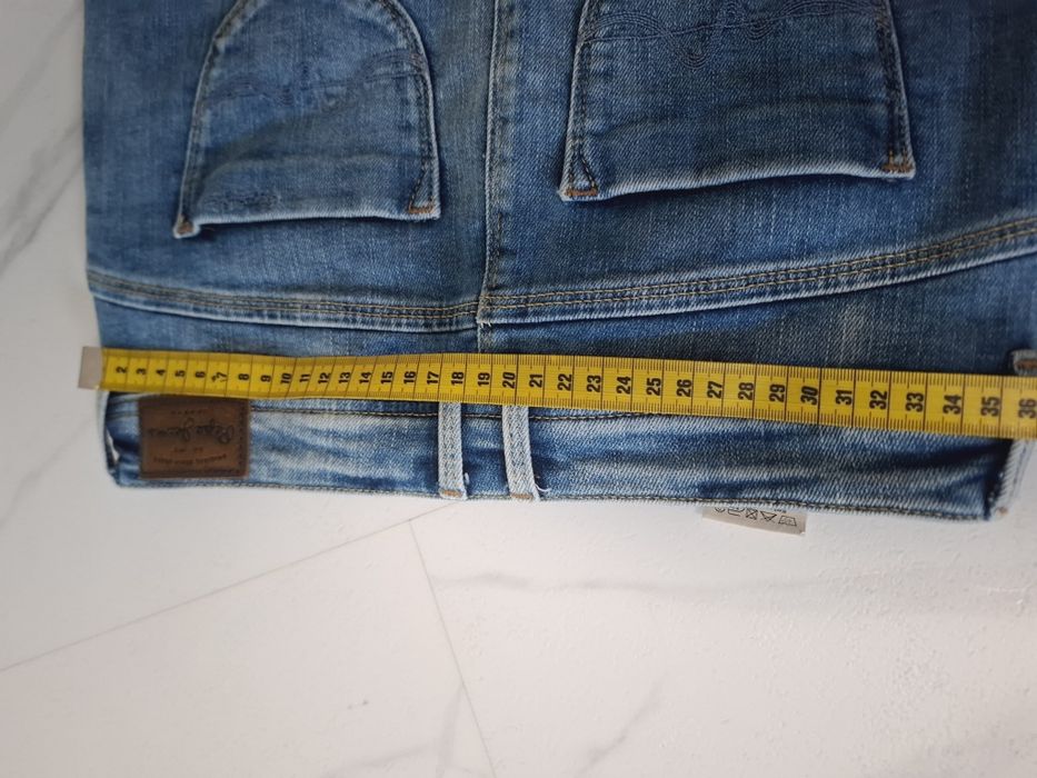 Spodnica S  Pepe Jeans jeansowa denim prosta bawełna  jak nowa