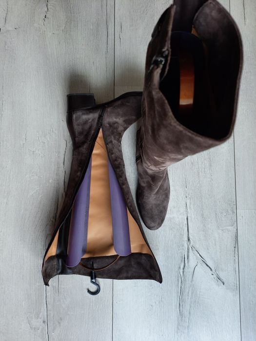 Buty damskie, włoskie kozaki VERO CUOIO r. 39, Caterina