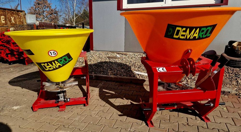 Rozsiewacz nawozów rozsiewacze 1 tarczowe DEMAROL wzmocniony