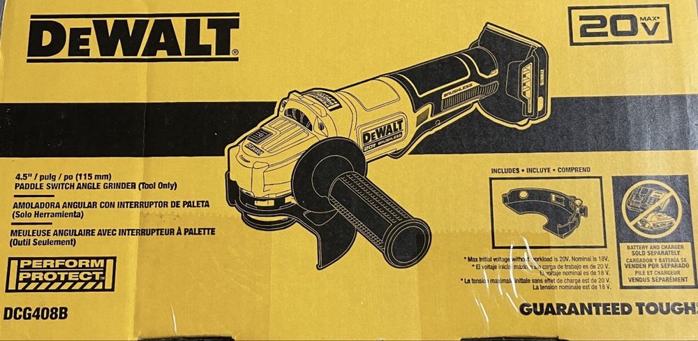 Болгарка DeWalt DCG408B