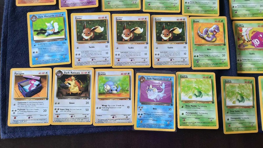 Cartas Pokémon TCG - Team Rocket Set - Comuns e Incomuns Inglês - Near Mint / Mint
