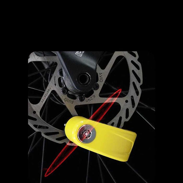 Cadeado Alarme Disco Moto 110dB Recarregável USB