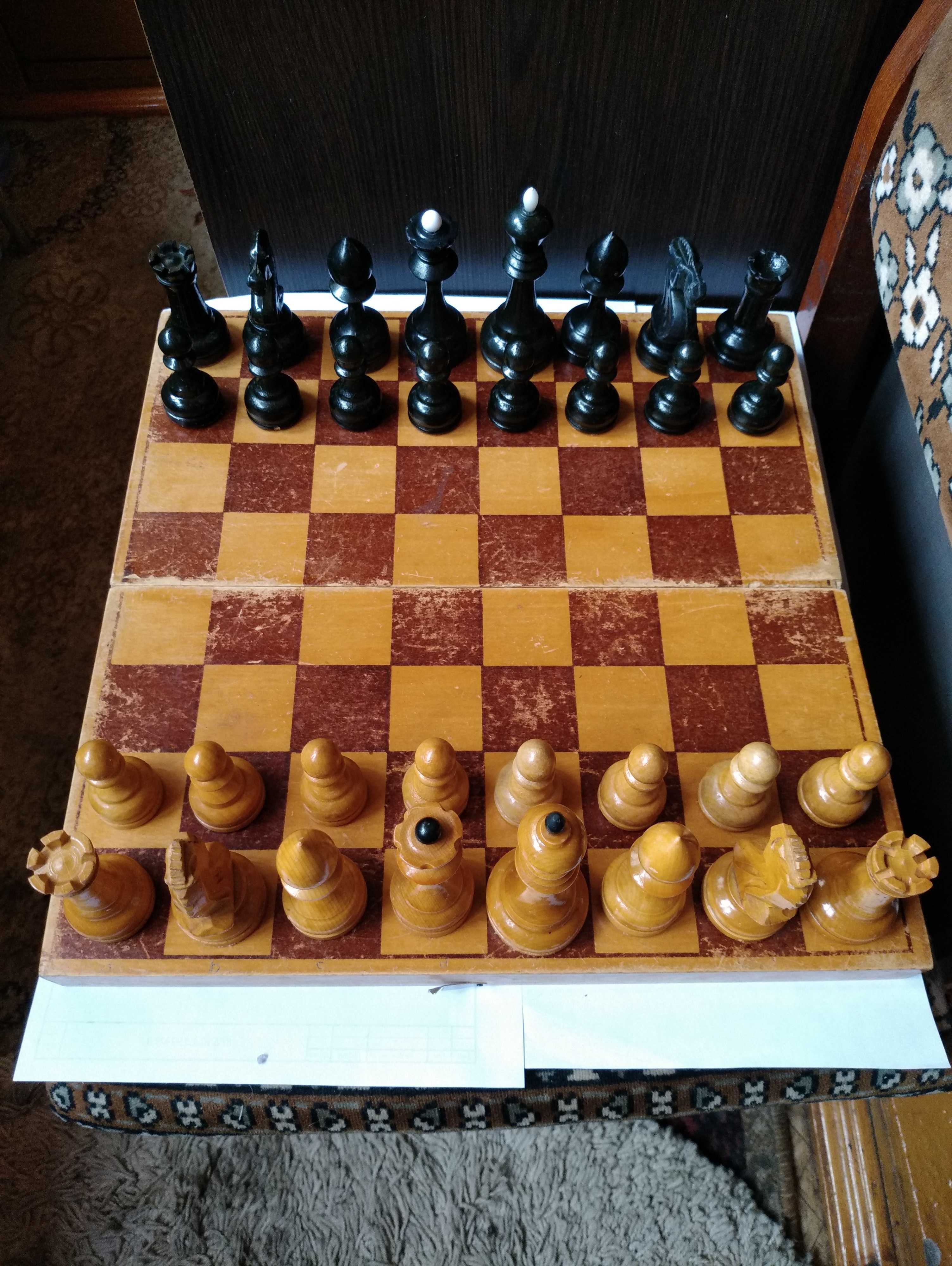 Продам большие деревянные шахматы ссср: 1 050 грн. - Настольные игры ...