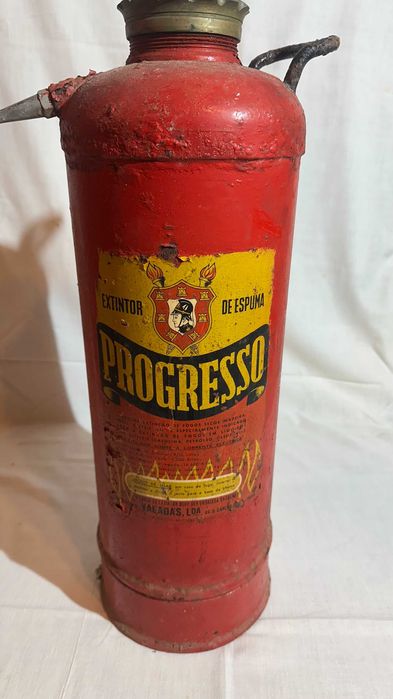 Extintor Progresso vintage