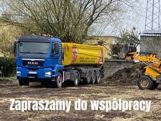 transport ziemia kruszywo piasek żwir