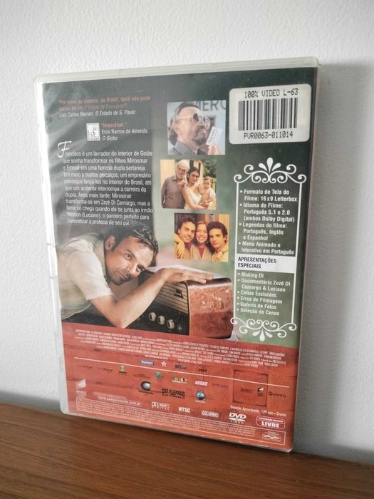 Filme DVD: 2 Filhos de Francisco - Two Sons of Francisco