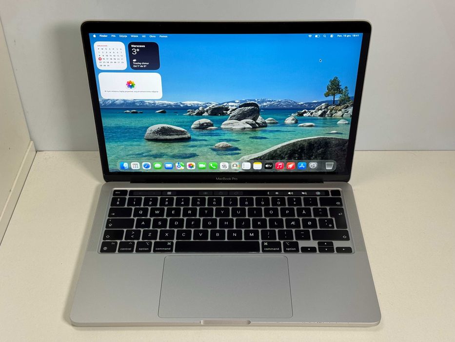 MacBook Pro 13 2020 M1 TouchBar 87% Kondycji Baterii 8/256GB Gwarancja