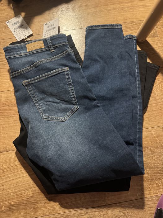 2 pary nowe jeansy pull and bear 44