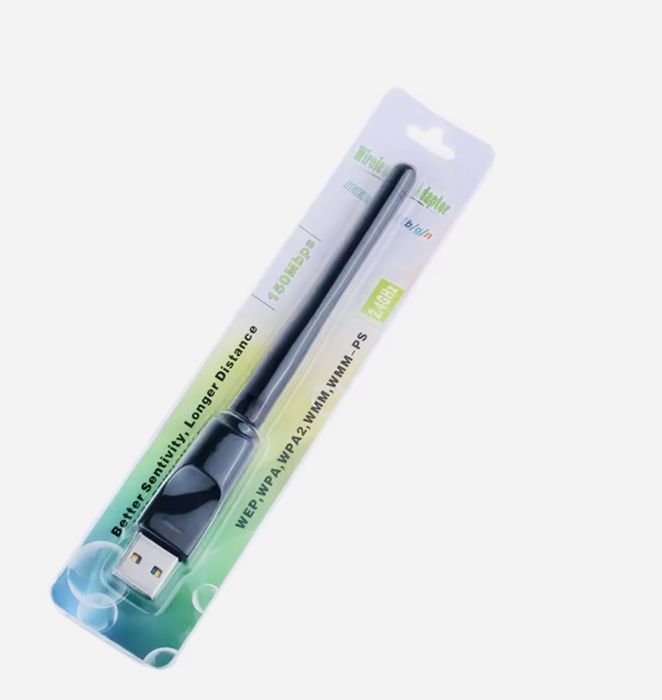 Mini USB адаптер WiFi 150 Мбіт/с 2dBi WiFi адаптер ПК WiFi