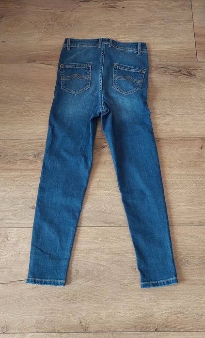 2× jeansy spodnie jeansowe dziewczęce nowe