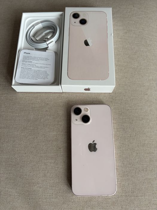 Iphone mini 13 różowy w stanie idealnym. Pamięć 256