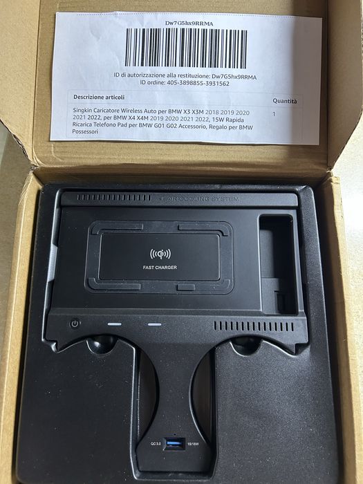 Бездротова автомобільна зарядка