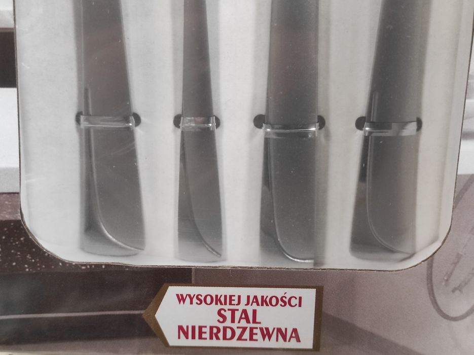 Komplet sztućców sztućce 6 osób 24 szt EdelHöff stal nierdzewna 18/10