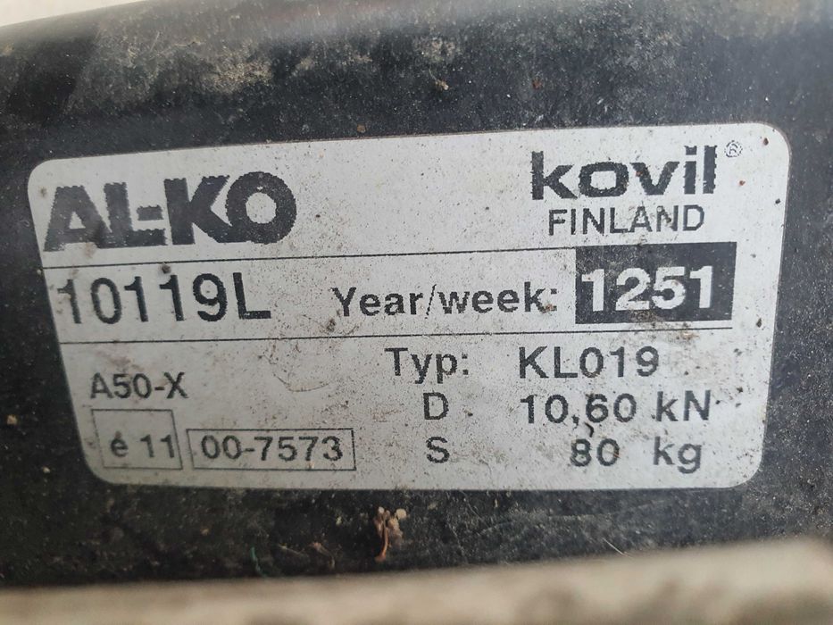 Audi A4 B7 hak holowniczy KL019 AL-KO 11-5
