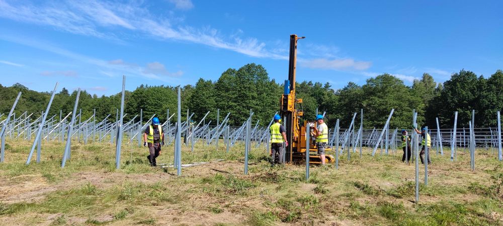 Wynajem kafar gąsienicowy, kafarowanie, palowanie, próby wyrywania.