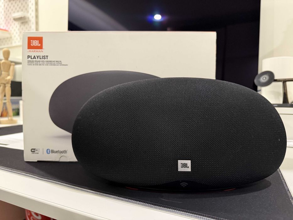 Coluna JBL Playlist - Bluetooth/Wifi/Spotify/Chromecast