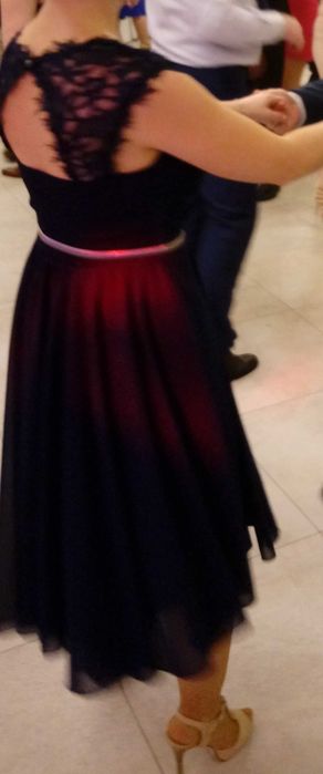 Elegancka sukienka koktajlowa wesele komunia rozmiar 38