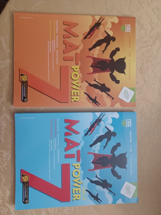 Manuais - MatPower 7 - Matemática - 7.º ano ( novo/ como novo)